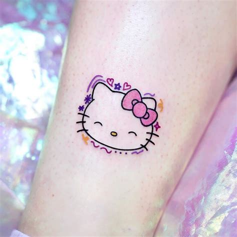 simple hello kitty tattoo|hello kitty tattoos images.